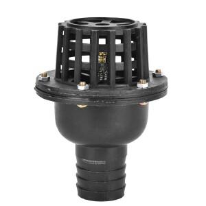 워터 펌프 풋 밸브 검정색 PVC 저압 플랫 체크 기계용 5가지 선택 가능