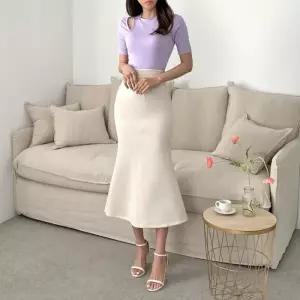 [다잇템]여자 튤립 출근룩 인어공주 하렘 스커트