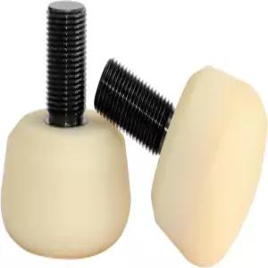 투오삼틴 롤러 스케이트 조절 가능 고무 발가락 스토퍼 나사 교체 액세서리가 있는 브레이크 1쌍