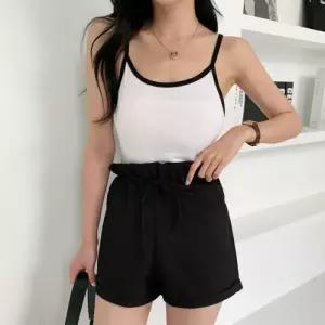 [다잇템]여자 무지 유넥 캐주얼 탱크 티셔츠