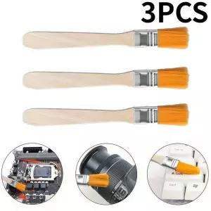 PC 노트북 카메라 용 3pcs 정전기 방지 먼지 브러쉬 다기능 키보드 컴퓨터 청소 코너 간격 떨이