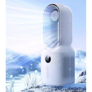 탁상형 무선 냉풍기 이동식 무드등 스피커 선풍기 LED 캠핑 미니