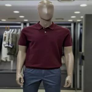 [브렌우드]여름 카라 반팔 니트 버건디 양말 증정