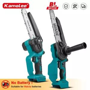 Kamolee 미니 브러시리스 전기톱 충전식 체인톱 목재 절단기 정원 가지치기 전동 공구 6 인치 8