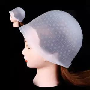 브릿지 헤어캡 염색 발레아쥬 탈색 실리콘 모자