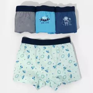 남아용 면스판 아웃 밴드 드로즈 4매세트