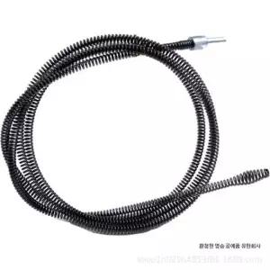 전동드릴용 스프링 청소 하수관 배수관청소 하수 방지 드릴 배관청소 기계 휴대용 경량형