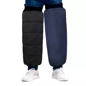 오토바이 무릎 워머 방수 패드 다리 소매 지퍼 겨울 보온 보호대 게이터 스키 스노보드 사이클링 관절염