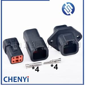 자동차 방수 커넥터, DTP 시리즈 와이어 하네스 플러그, 커민스 ECM 전원 모듈용 DTP06-4S DTP04-4P DTP04-
