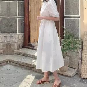 페미닌한 사랑스러운 퍼프드레스 원피스 썸머 실루엣 베이직 볼륨 LDN-20250167