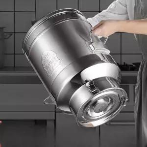 스탠우유통 밀폐통 대용량 밀봉통 국물 우유 스테인레스