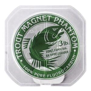 송어 자석 팬텀 100% 플루오로카본 리더 낚싯줄, 물고기에게 보이지 않는, 더 많은 물림, 50m