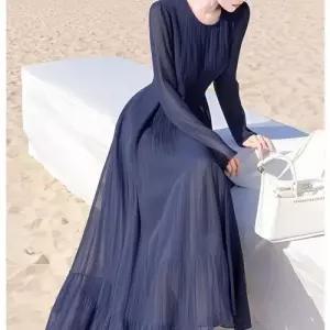 원피스 여성용 프렌치룩 바캉스 해변 멋쟁이 쉬폰 예쁜 봄옷 SPO마켓1