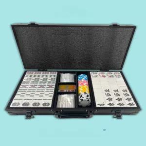 일본 마작 패 마작패 휴대용 직장 보드게임 박스 여가용 26mm 게임