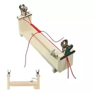 매듭공예 길이조절 간편 원목 매듭 팔찌만들기 작업대