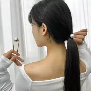 머리고정핀 올림머리핀 반묶음U자핀 머리장식삔