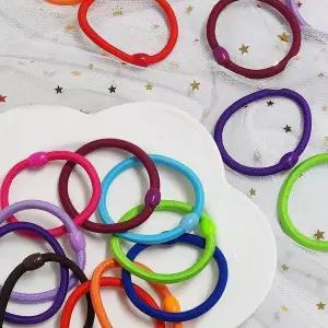 컬러 쫀쫀 머리끈 1P