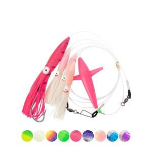 블루윙 낚시 데이지 체인 빅 게임 구근 오징어 트롤링 버드 참치, 말린 세일피쉬의 물고기 티저 유인