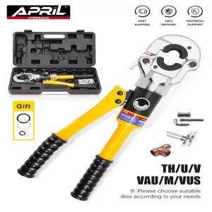 유압 Pex 파이프 프레스 알루미늄 플라스틱 구리 튜브 배관 바닥 난방 압력 압착 도구 GC-1632