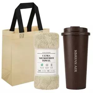 커피가루 텀블러 630ml + 타올 선물세트