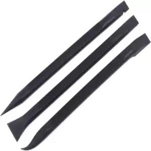 휴대폰 태블릿 노트북 수리 도구 키트용 3피스 정전기 방지 블랙 플라스틱 스푸저 ESD 세이프 프라이 개봉