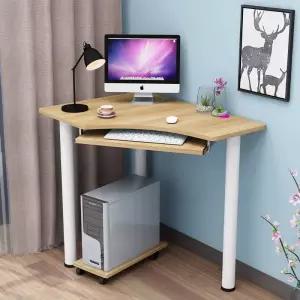 책상 컴퓨터 코너 형 삼각데스크 ㄱ자 모서리 업무 자 공간활용 원목