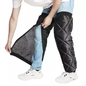 따뜻한 다리 소매 방수 오토바이 무릎 패드 지퍼 보온 겨울 보호대 스키 스노보드 사이클링 관절염 야외