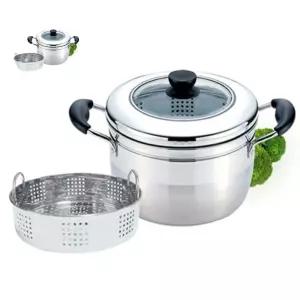 키친플라워 인덕션 찜기 찜냄비 찜통 채반 찜솥 26cm