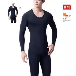 보온내의 BYC 베이직기모스판 남성내복 남자 상하세트