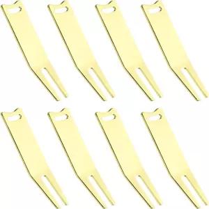 패티킬 메탈 굽힘 골프 디봇 수리 도구 골퍼 남성용 포크 액세서리 커브드 스핏