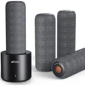 난방 베이스가 있는 Afloia 충전식 무선 총기 안전 제습기, 방과 욕실, 옷장, 자동차, RV, 보트, TOPZ 4+1과 같은 공간을 위한 미니 조용한 휴대용 제습기