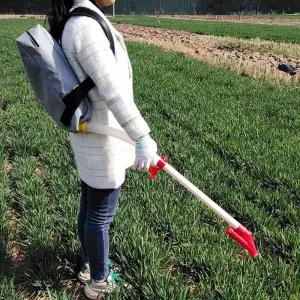 옥수수 야채용 과립형 비료 살포기 다용도 농업 수동 도구 노동 절약