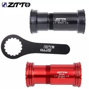 ZTTO BB386 프레스 맞춤 자전거 밑면 브래킷 및 설치 도구 강철 세라믹 베어링 24 30mm MTB 도로 DUB GXP