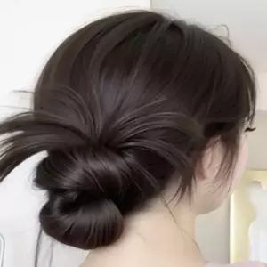 여성가발 4컬러 내추럴 볼륨감 헤어피스 가발머리핀