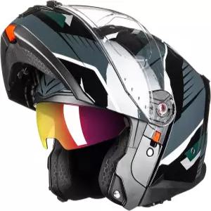 남성용 ILM 모터사이클 헬멧 모듈형 풀페이스 여성용 DOT ECE 파워스포츠 스트리트 레이싱 모델 B-711 블랙