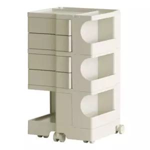 회전 서랍 트롤리 수납함 수납 캐비닛 보비 이동식 카트