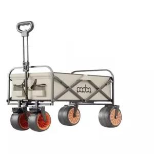전동 웨건 카트 캠핑 트레일러 낚시용 보조 피크닉 운반