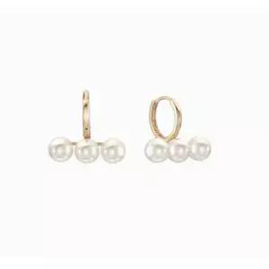 [로이드]주문제작 트리플 진주 원터치 14k 귀걸이 LOFG4008G