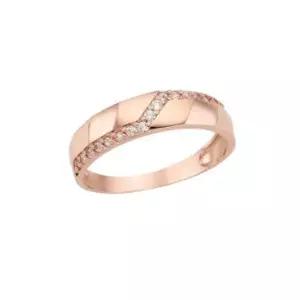 [로이드]라인 스톤 여성 반지 커플링 LRW19071T_14K