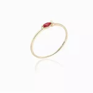 [로이드]주문제작 탄생석 물고기 14K 반지 LRS24065G