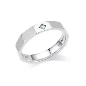 [로이드]L-DIAMOND 엘스퀘어 14k 반지 남성 커플링(4mm) LRF21089D