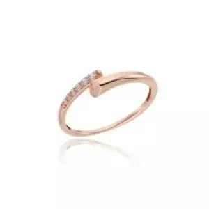 [로이드]주문제작 크로스링 셋팅 14k 반지 LRS22042G