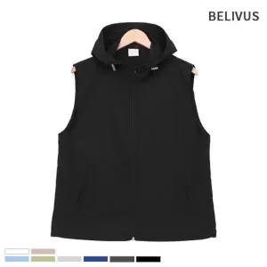 빌리버스 남성 기획 후드 바람막이 조끼 BRAT065