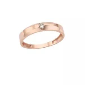 [로이드]심플 포인트 스톤 14k 여성 반지 커플링 LRW19075G