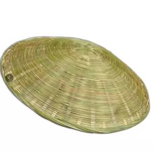 대나무 모자 밀짚 챙넓은 무협 베트남 라탄 어린이용 전통