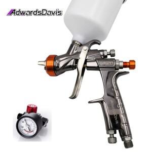 1.4MM 자동차 페인트 스프레이 건, 오일-물 이중 목적 저압 고분무 바니시 탑코트 판금