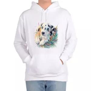 [하프클럽/]후드티 전사이즈 달마시안 강아지 들판 친구