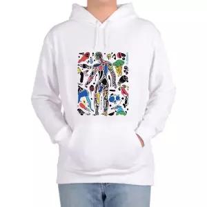 [하프클럽/]후드티 전사이즈 사람형상 에너지 파동 기류