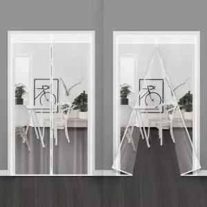 창문바람막이 방풍비닐 방한 커튼 바람막이 현관용(120x210cm)/현관