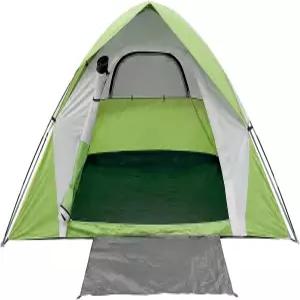 XL 4인용 돔 캠핑 텐트 이중 방수 탈착식 레인 플라이 야외 하이킹 낚시용
